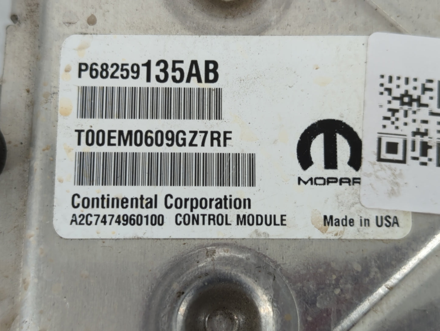 2016-2019 Dodge Journey PCM Engine Control Computer ECU ECM PCU OEM P/N:P68259135AB Fits Fits 2016 2017 2018 2019 OEM Used A