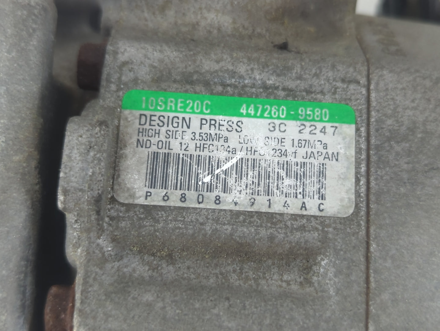 2011-2019 Dodge Journey Air Conditioning A/c Ac Compressor Oem - Oemusedautoparts1.com