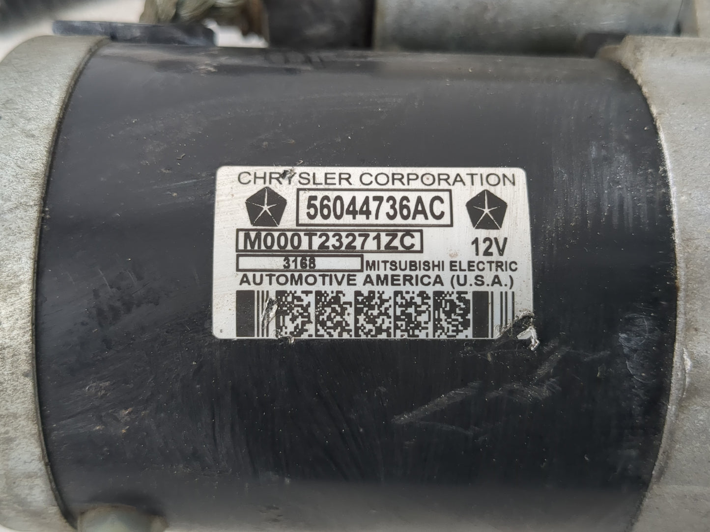 2019 Dodge Ram 1500 Car Starter Motor Solenoid OEM P/N:56044736AC Fits OEM Used Auto Parts - Oemusedautoparts1.com