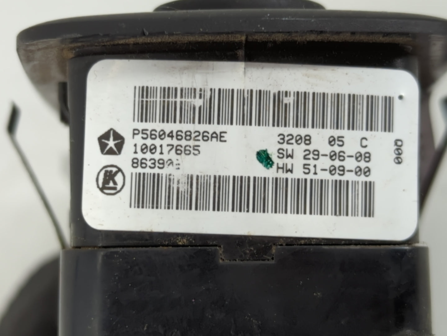 2019 Dodge Ram 1500 Master Power Window Switch Replacement Driver Side Left P/N:P56046826AE 68298088AA Fits OEM Used Auto Pa