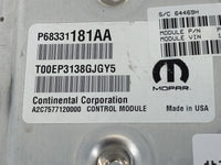 2019 Dodge Ram 1500 PCM Engine Control Computer ECU ECM PCU OEM P/N:P68331181AA Fits OEM Used Auto Parts - Oemusedautoparts1