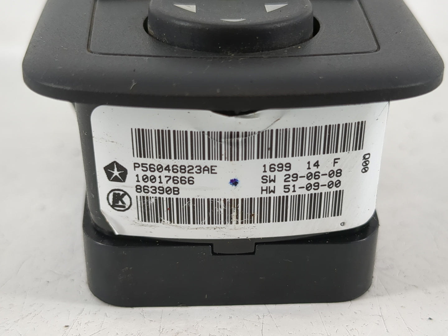2019 Dodge Ram 1500 Master Power Window Switch Replacement Driver Side Left P/N:P56046823AE Fits OEM Used Auto Parts - Oemus