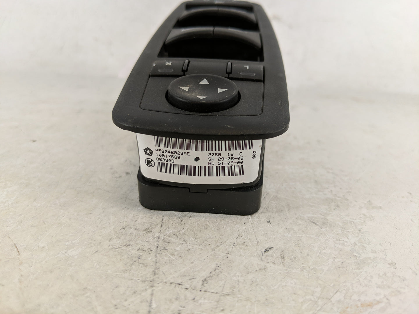 2019 Dodge Ram 1500 Master Power Window Switch Replacement Driver Side Left P/N:56046823AE Fits Fits 2016 2017 2018 2020 202