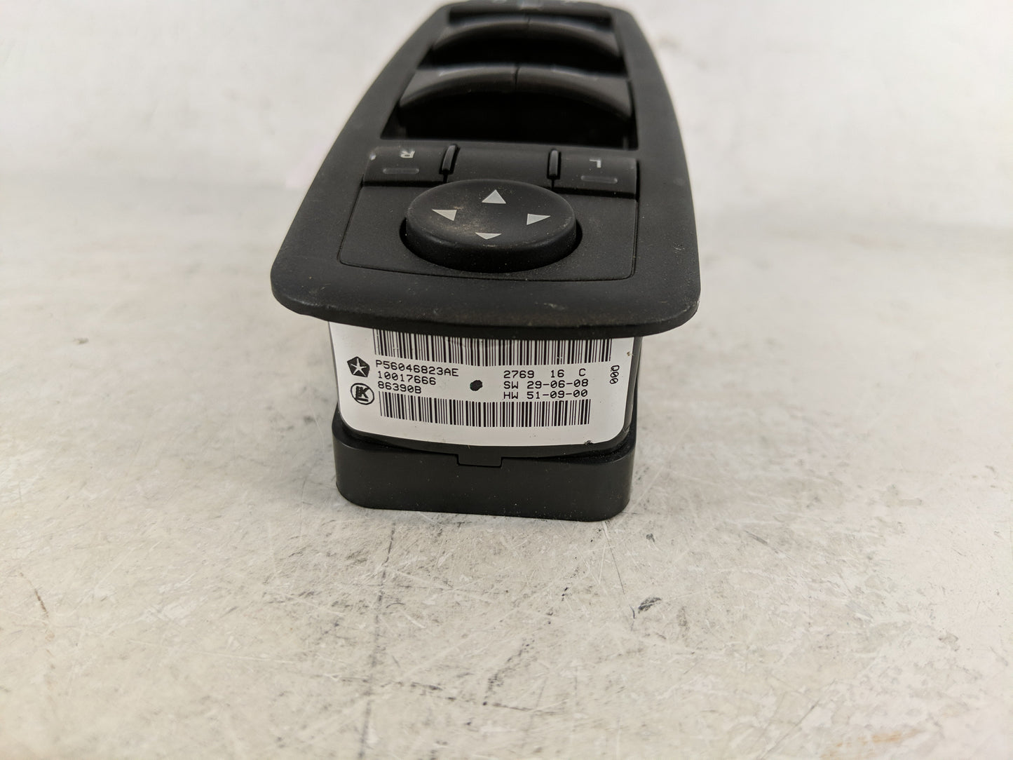 2019 Dodge Ram 1500 Master Power Window Switch Replacement Driver Side Left P/N:56046823AE Fits Fits 2016 2017 2018 2020 202