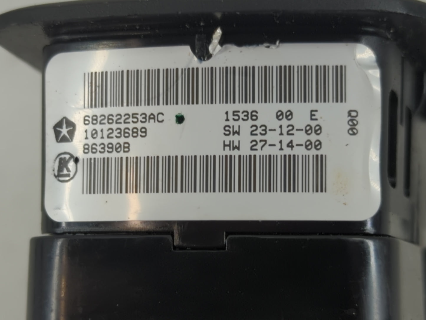 2019 Dodge Ram 1500 Master Power Window Switch Replacement Driver Side Left P/N:68262253AC Fits Fits 2016 2017 2018 2020 202