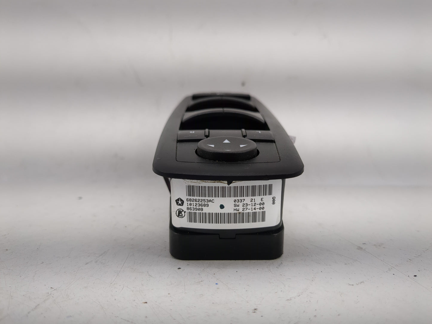 2019 Dodge Ram 1500 Master Power Window Switch Replacement Driver Side Left P/N:10123689 68262253AC Fits OEM Used Auto Parts