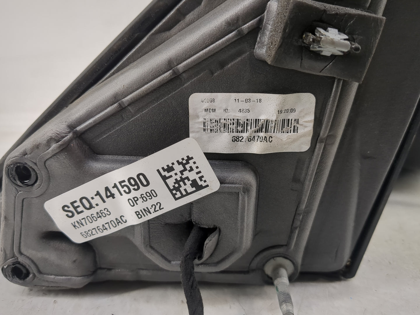 2019 Dodge Ram 1500 Passenger Side View Mirror - Right Door Mirror OEM Used - Oemusedautoparts1.com