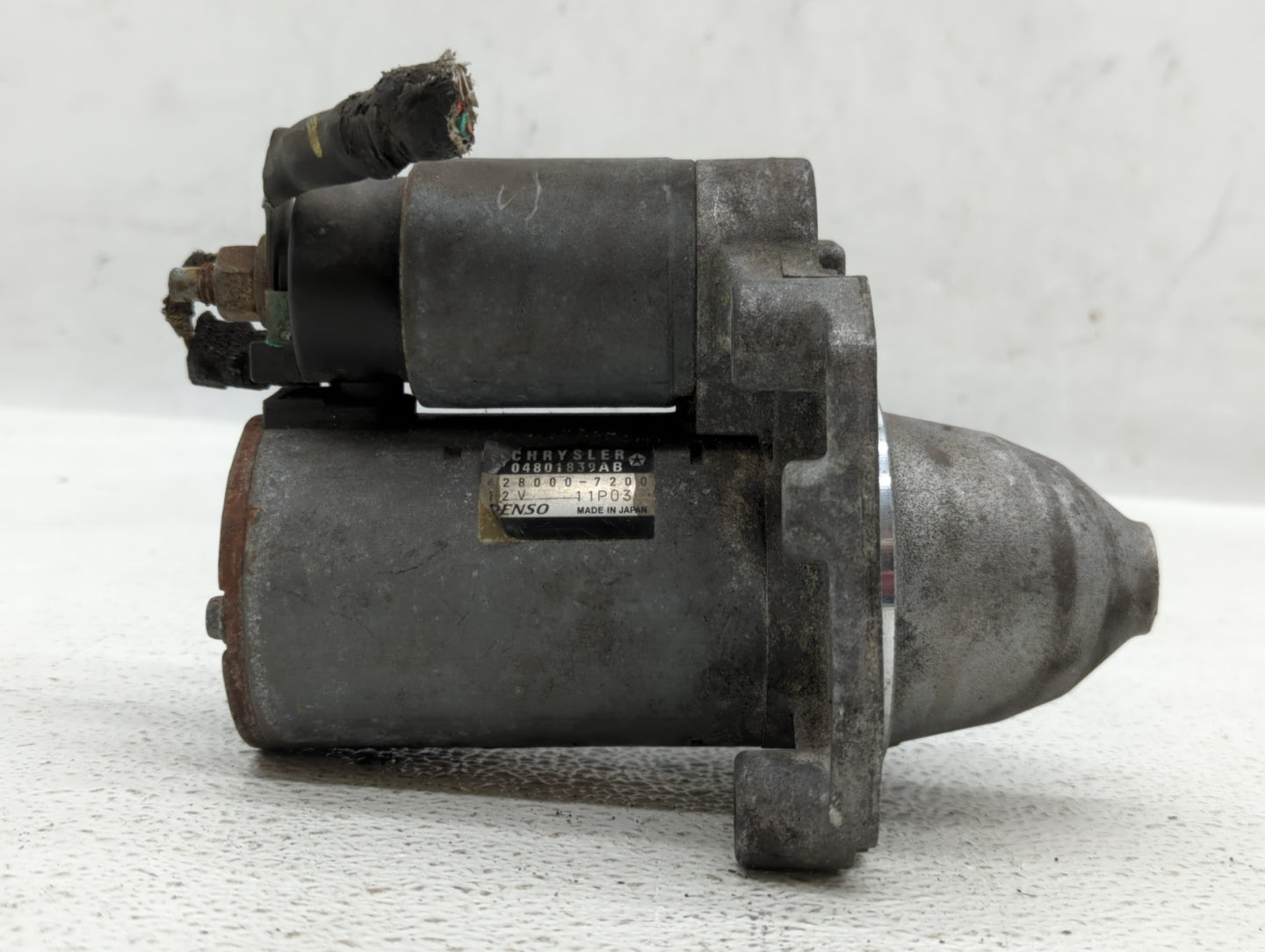 2019 Dodge Ram 1500 Car Starter Motor Solenoid OEM P/N:04801839AB 428000-9300 Fits OEM Used Auto Parts - Oemusedautoparts1.c