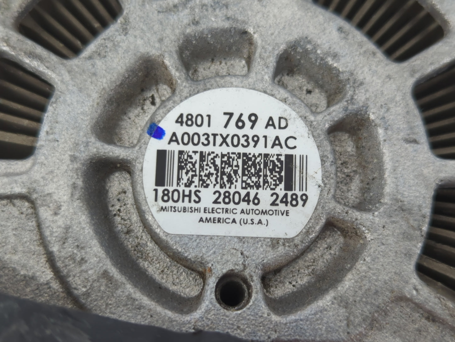 2019 Dodge Ram 1500 Alternator Replacement Generator Charging Assembly Engine OEM P/N:180HS 28046 2489 480 769 AD Fits OEM U