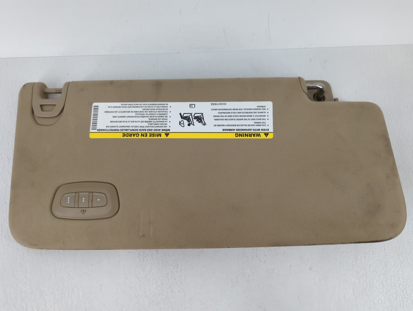 2019 Dodge Ram 1500 Sun Visor Shade Replacement Driver Left Mirror Fits Fits 2020 2021 2022 OEM Used Auto Parts - Oemusedaut