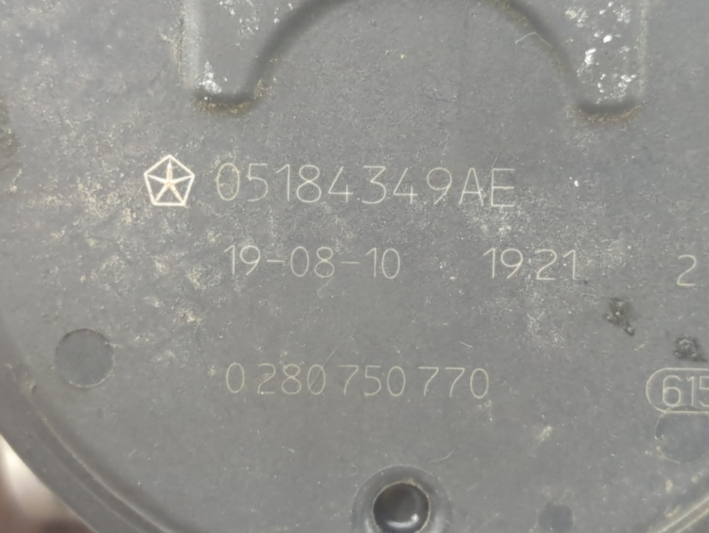 2019 Dodge Ram 1500 Throttle Body P/N:05184349AE Fits Fits 2011 2012 2013 2014 2015 2016 2017 2018 2020 2021 2022 OEM Used A