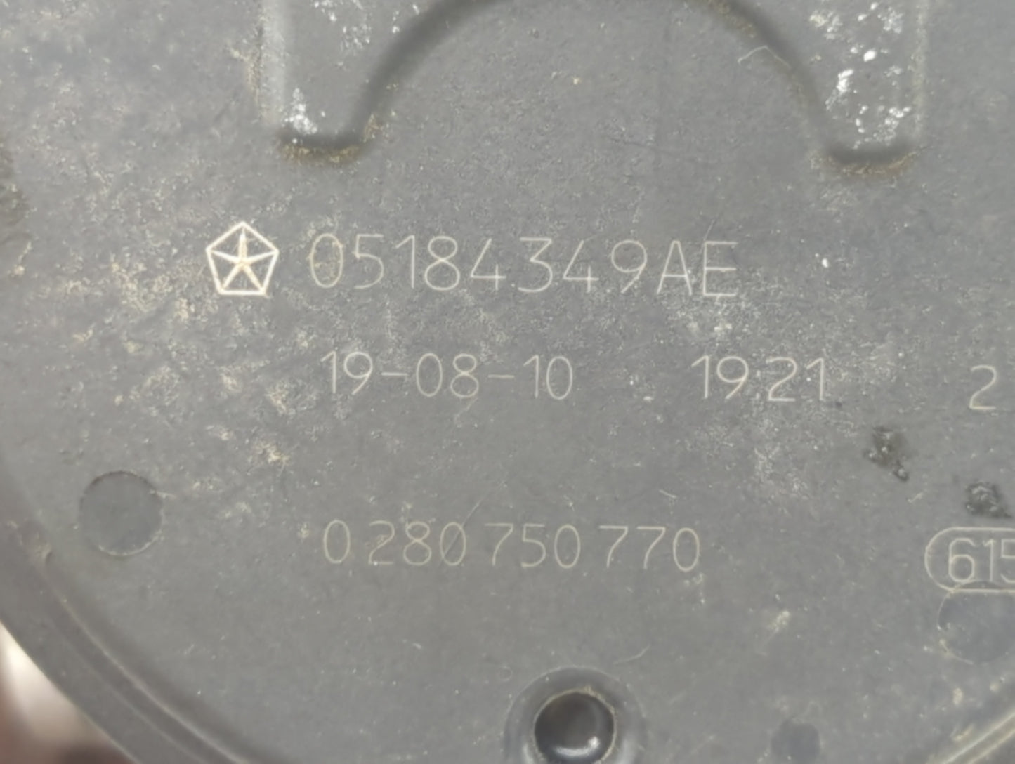 2019 Dodge Ram 1500 Throttle Body P/N:05184349AE Fits Fits 2011 2012 2013 2014 2015 2016 2017 2018 2020 2021 2022 OEM Used A