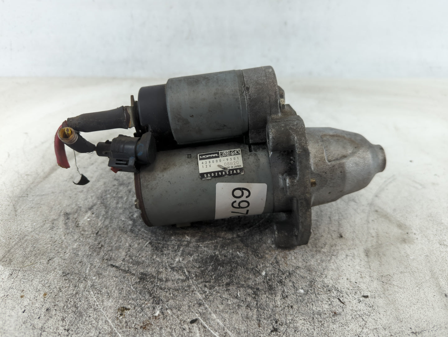 2019 Dodge Ram 1500 Car Starter Motor Solenoid OEM P/N:56029852AB 428000-9301 Fits OEM Used Auto Parts - Oemusedautoparts1.c
