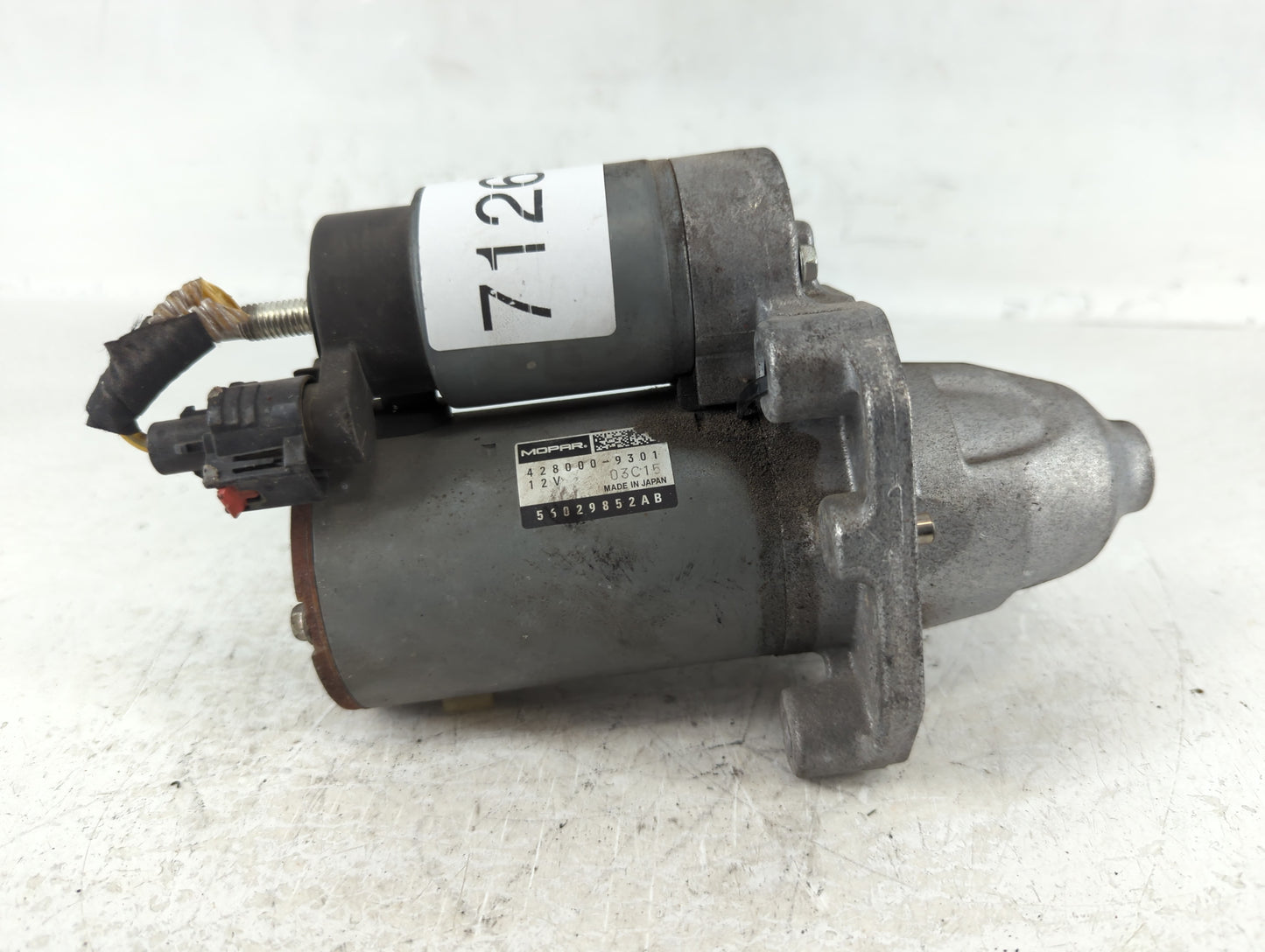 2019 Dodge Ram 1500 Car Starter Motor Solenoid OEM P/N:5602982AB 428000-9301 Fits OEM Used Auto Parts - Oemusedautoparts1.co