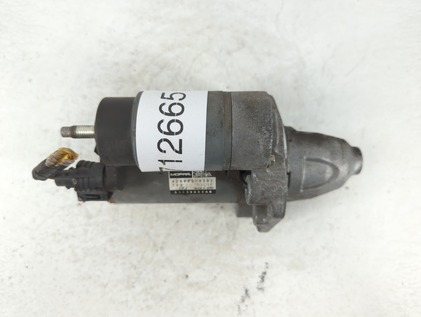 2019 Dodge Ram 1500 Car Starter Motor Solenoid OEM P/N:5602982AB 428000-9301 Fits OEM Used Auto Parts - Oemusedautoparts1.co