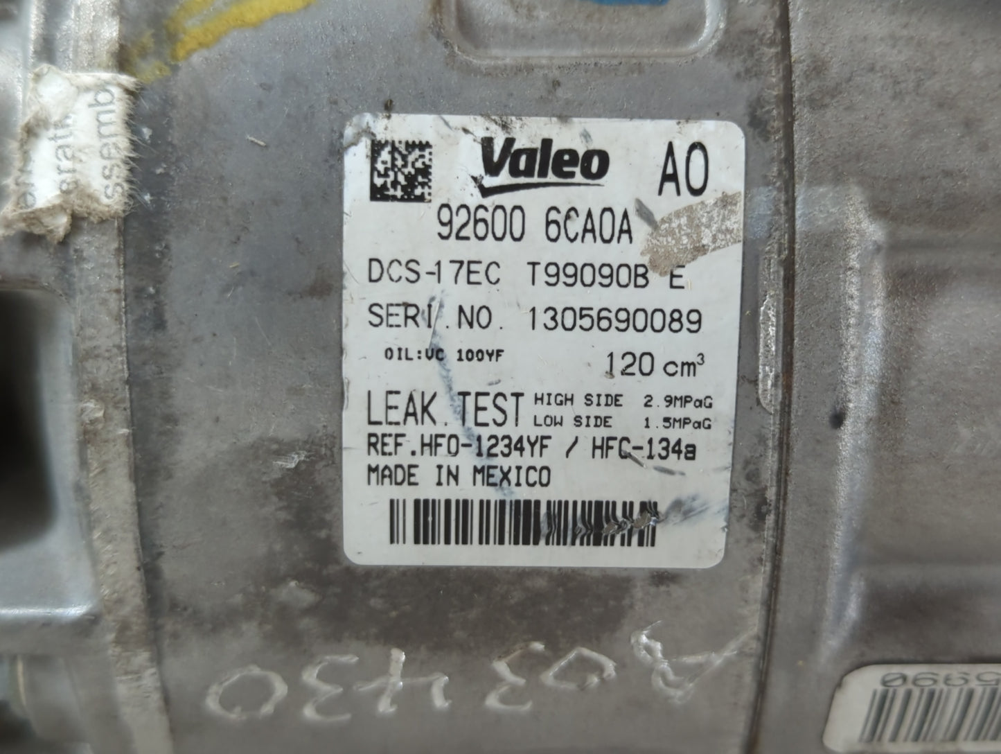 Dodge Ram 1500 Air Conditioning A/c Ac Compressor Oem - Oemusedautoparts1.com