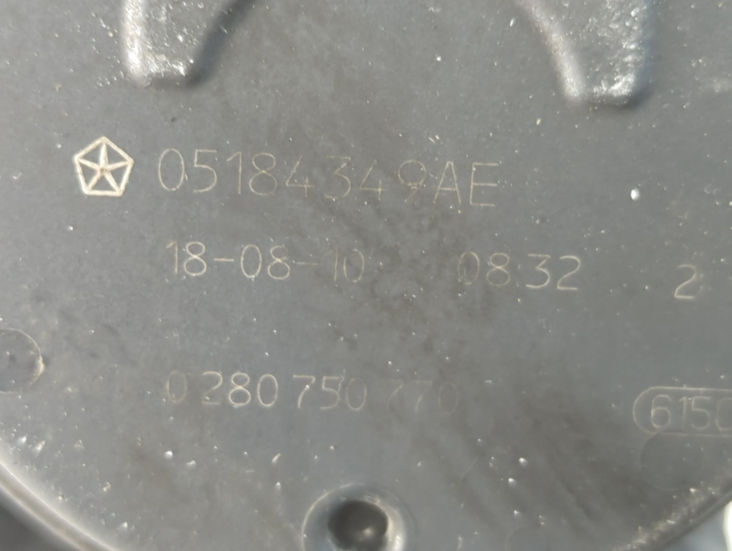 2019 Dodge Ram 1500 Throttle Body P/N:05184349AE Fits Fits 2011 2012 2013 2014 2015 2016 2017 2018 2020 2021 2022 OEM Used A