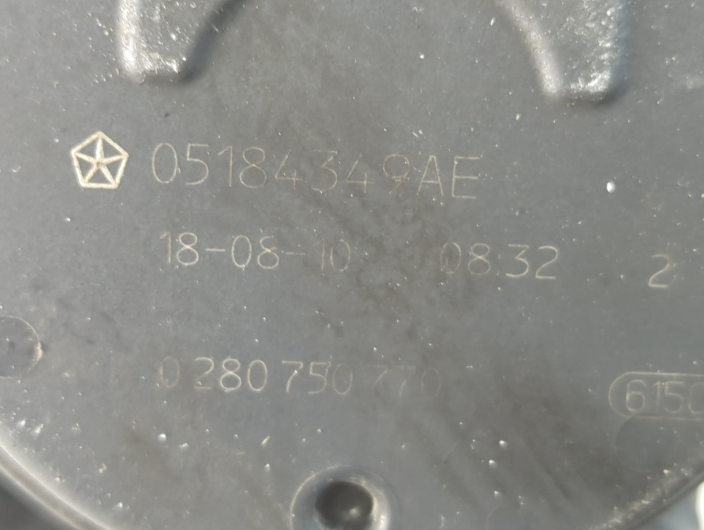 2019 Dodge Ram 1500 Throttle Body P/N:05184349AE Fits Fits 2011 2012 2013 2014 2015 2016 2017 2018 2020 2021 2022 OEM Used A