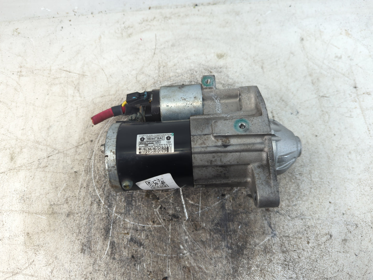 2019 Dodge Ram 1500 Car Starter Motor Solenoid OEM P/N:M000T23271ZC 56044736AC Fits OEM Used Auto Parts - Oemusedautoparts1.