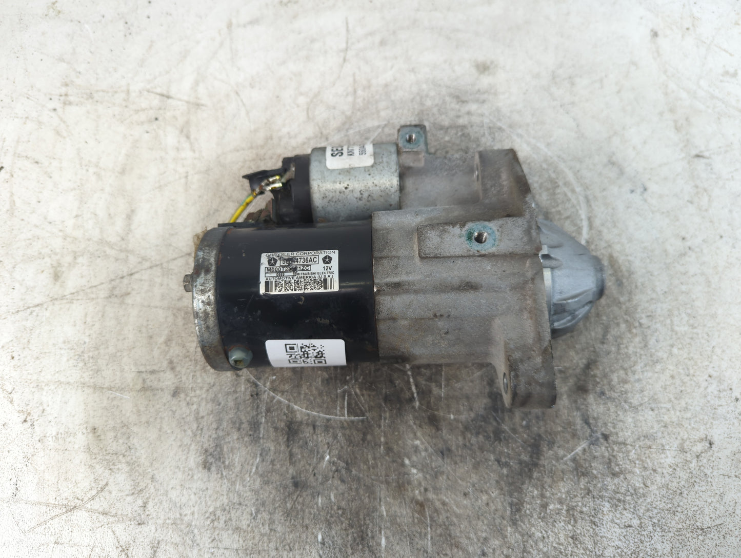 2019 Dodge Ram 1500 Car Starter Motor Solenoid OEM P/N:M000T23271ZC 56044736AC Fits OEM Used Auto Parts - Oemusedautoparts1.