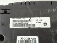 2019 Dodge Ram 1500 Instrument Cluster Speedometer Gauges P/N:A2C12567701 P68340651A Fits Fits 2018 OEM Used Auto Parts - Oe