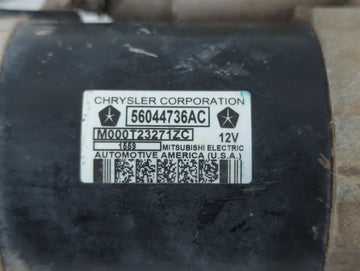 2019 Dodge Ram 1500 Car Starter Motor Solenoid OEM P/N:M000T23271ZC 56044736AC Fits OEM Used Auto Parts