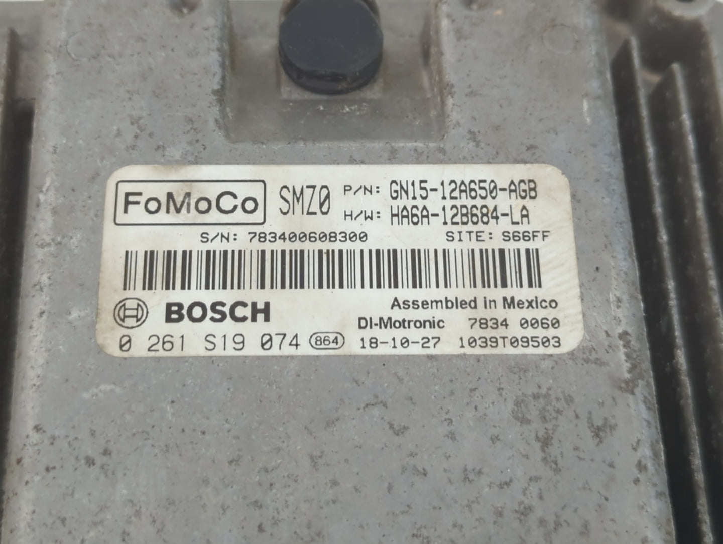 2018-2021 Ford Ecosport PCM Engine Control Computer ECU ECM PCU OEM P/N:GN15-12A650-AGB Fits Fits 2018 2019 2020 2021 OEM Us