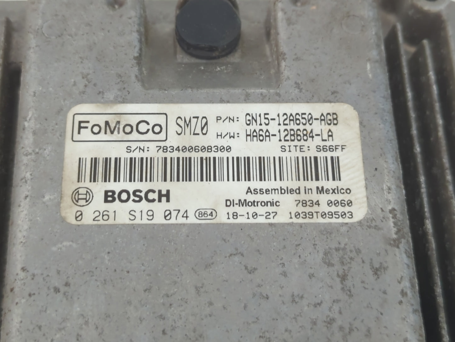 2018-2021 Ford Ecosport PCM Engine Control Computer ECU ECM PCU OEM P/N:GN15-12A650-AGB Fits Fits 2018 2019 2020 2021 OEM Us