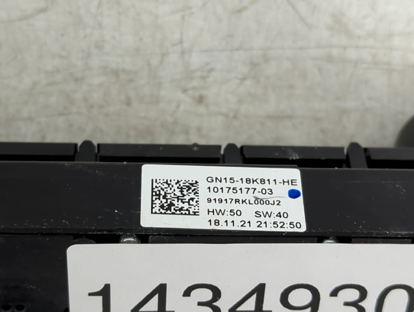2018-2020 Ford Ecosport Radio Control Panel - Oemusedautoparts1.com