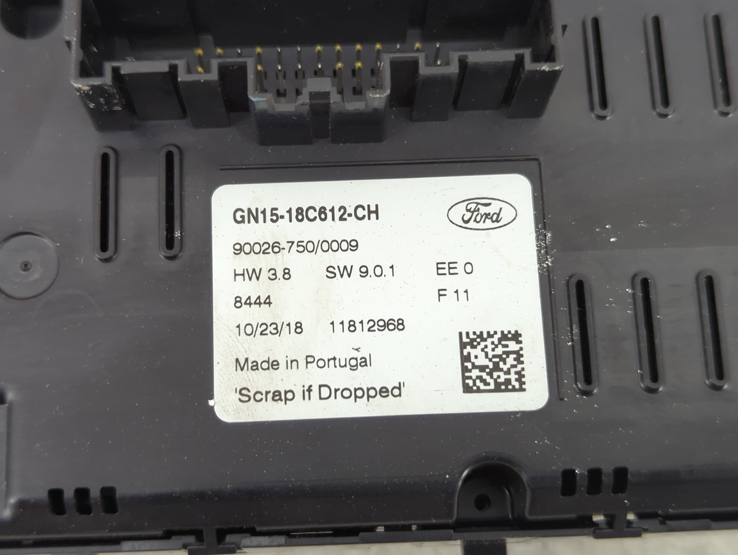 2018-2020 Ford Ecosport Climate Control Module Temperature AC/Heater Replacement P/N:GN15-18C612-CH Fits Fits 2018 2019 2020