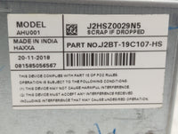 2018-2019 Ford Ecosport Radio AM FM Cd Player Receiver Replacement P/N:J2HSZ0029N5 J2BT-19C107-HS, AHU001 Fits Fits 2018 201