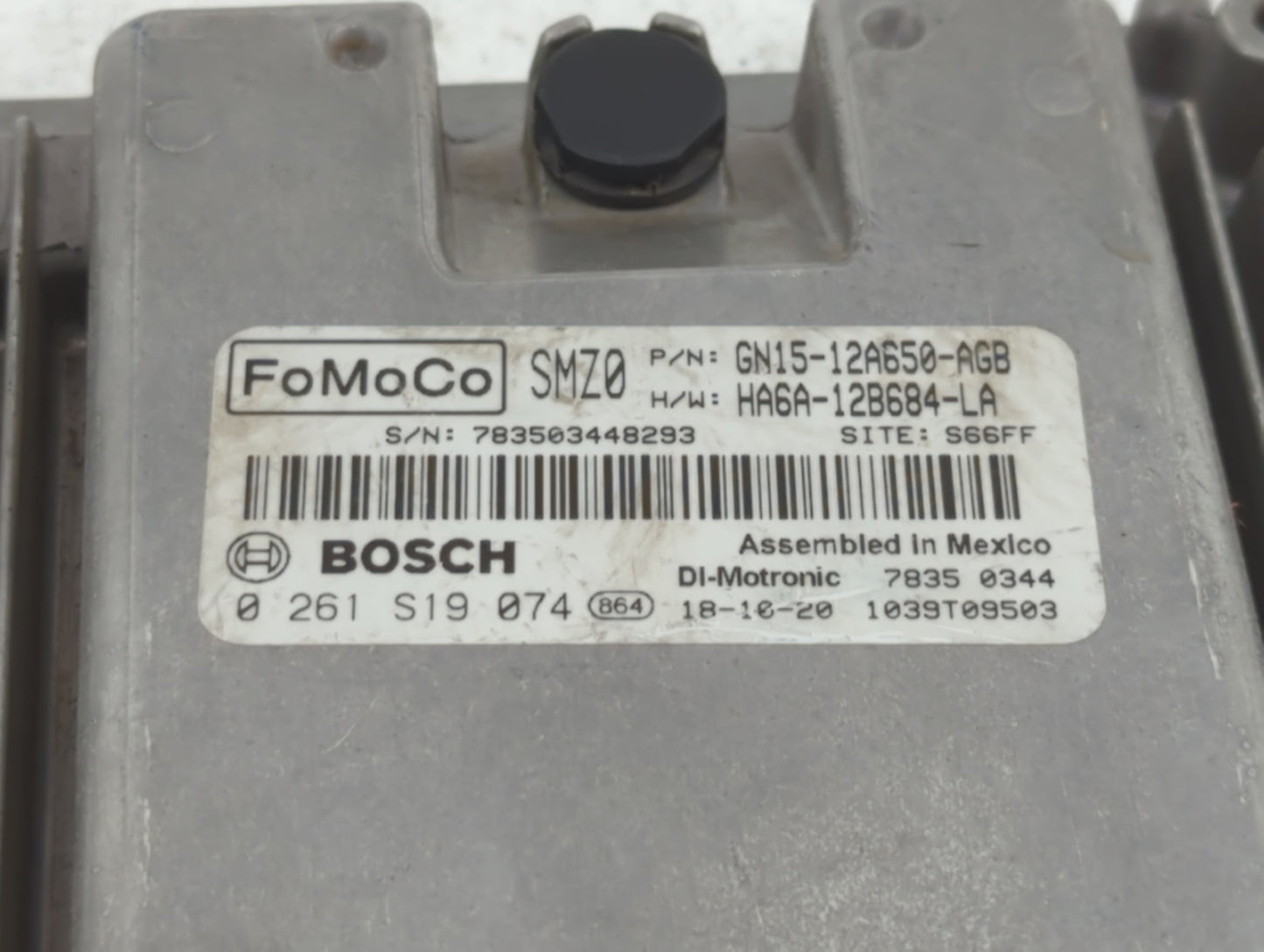 2018 Ford Ecosport PCM Engine Control Computer ECU ECM PCU OEM P/N:JN15-12A650-BSA 0 261 S22 383, GN15-12A650-AGB Fits OEM U