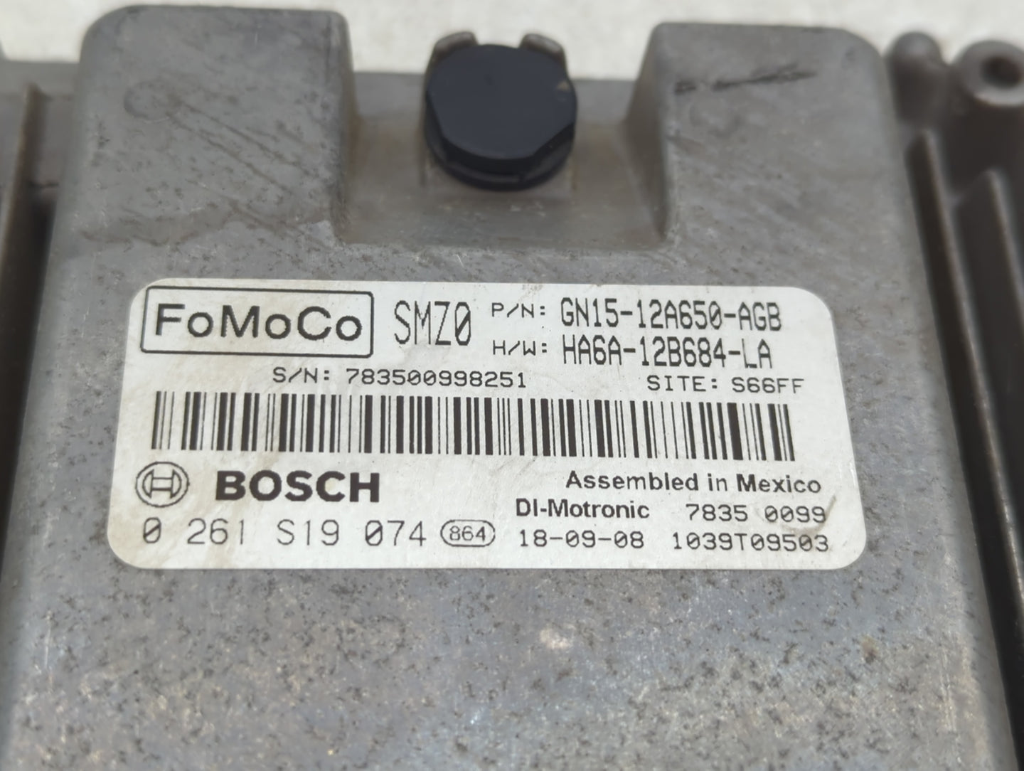2018-2021 Ford Ecosport PCM Engine Control Computer ECU ECM PCU OEM P/N:GN15-12A650-AGB Fits Fits 2018 2019 2020 2021 OEM Us