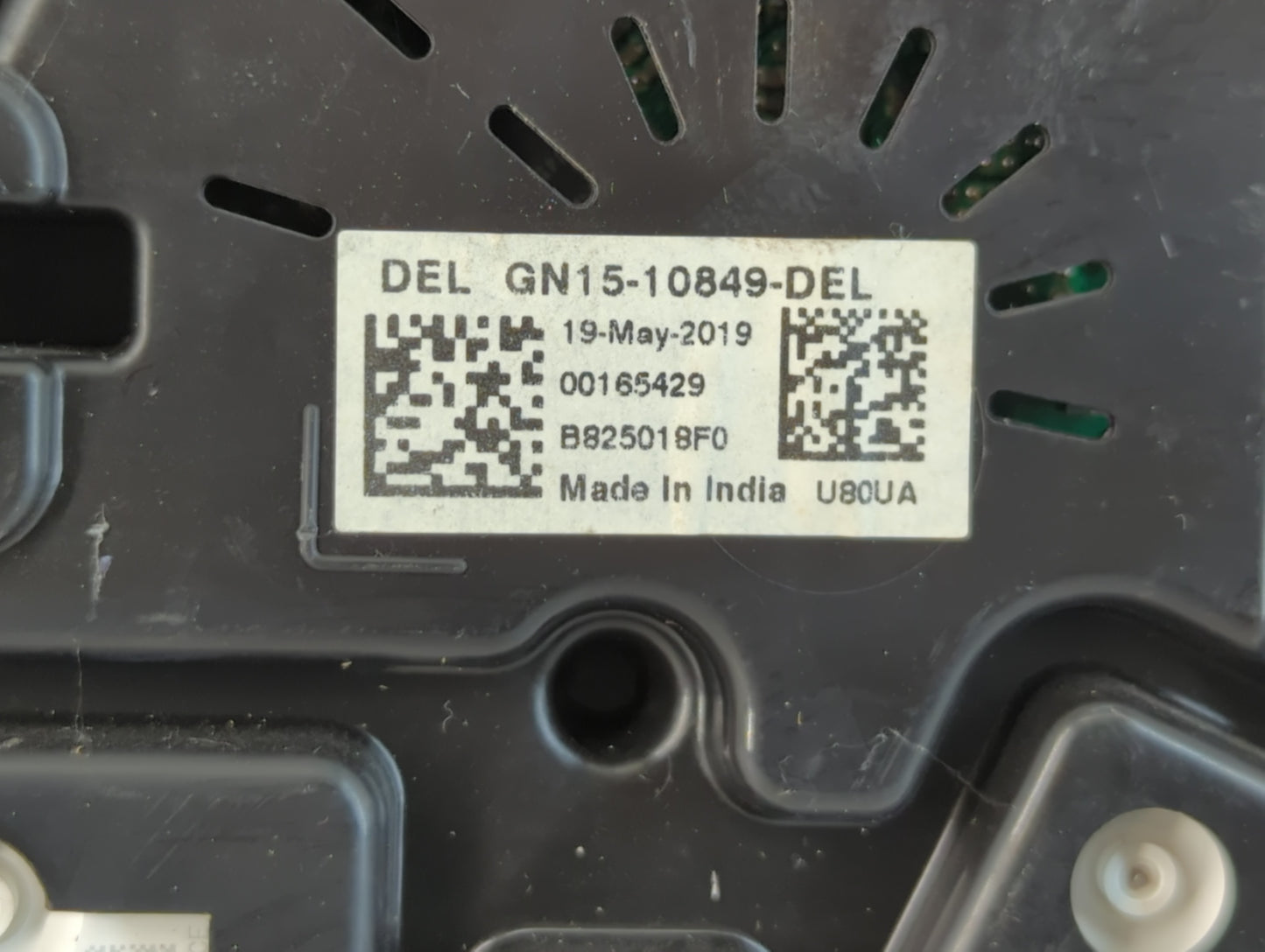 2019-2020 Ford Ecosport Instrument Cluster Speedometer Gauges P/N:GN15-10849-DEL DEL Miles: Fits Fits 2019 2020 OEM Used Aut