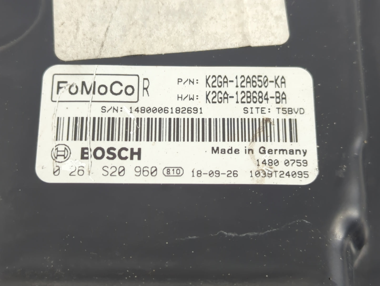 2019 Ford Edge PCM Engine Control Computer ECU ECM PCU OEM P/N:K2GA-12A650-KA Fits Fits 2020 2021 2022 OEM Used Auto Parts -