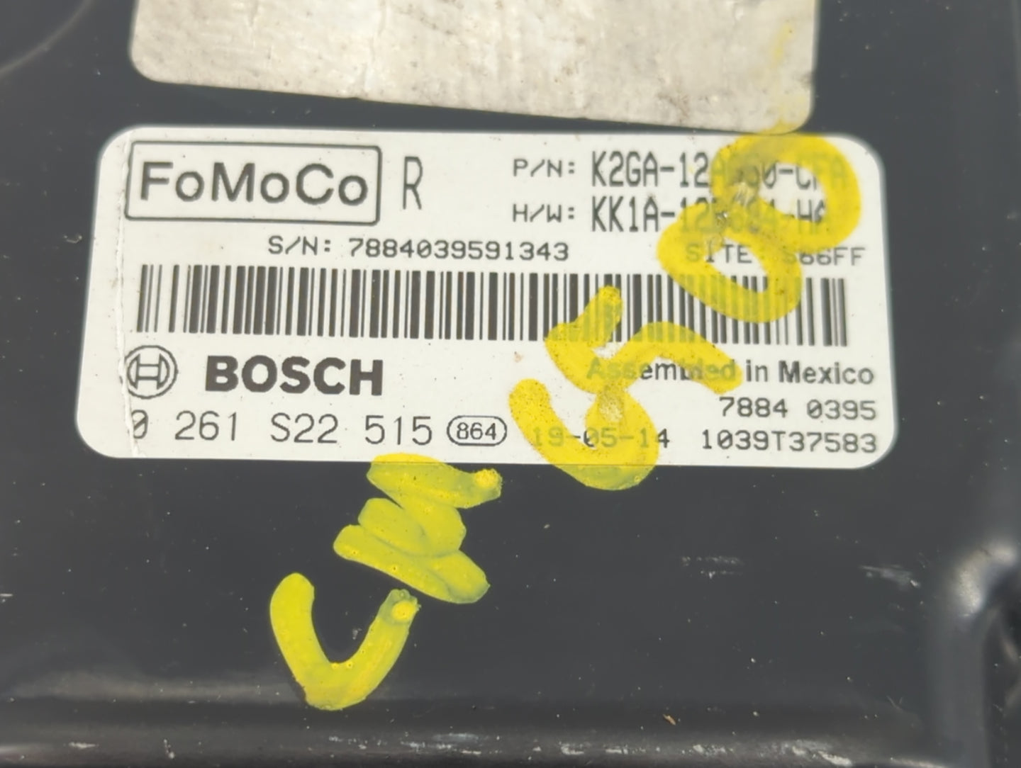 2019 Ford Edge PCM Engine Control Computer ECU ECM PCU OEM P/N:K2GA-12A650-CFA Fits Fits 2020 2021 2022 OEM Used Auto Parts 