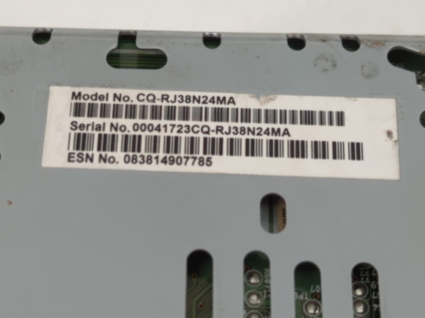 2019 Ford Edge Radio AM FM Cd Player Receiver Replacement Fits OEM Used Auto Parts - Oemusedautoparts1.com