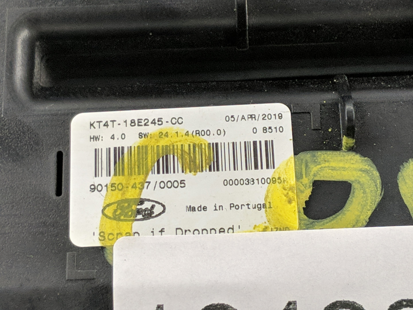 2019 Ford Edge Climate Control Module Temperature AC/Heater Replacement P/N:KT4T-18E245-CC Fits OEM Used Auto Parts - Oemuse