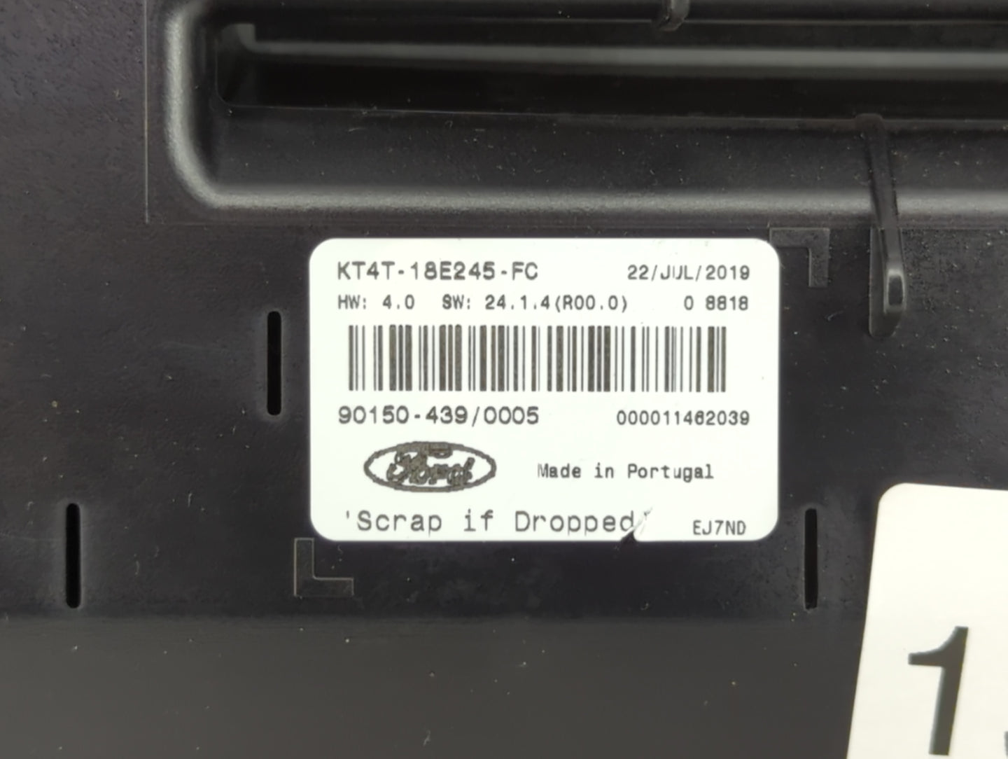 2019-2020 Ford Edge Radio Control Panel 1387305 - Oemusedautoparts1.com