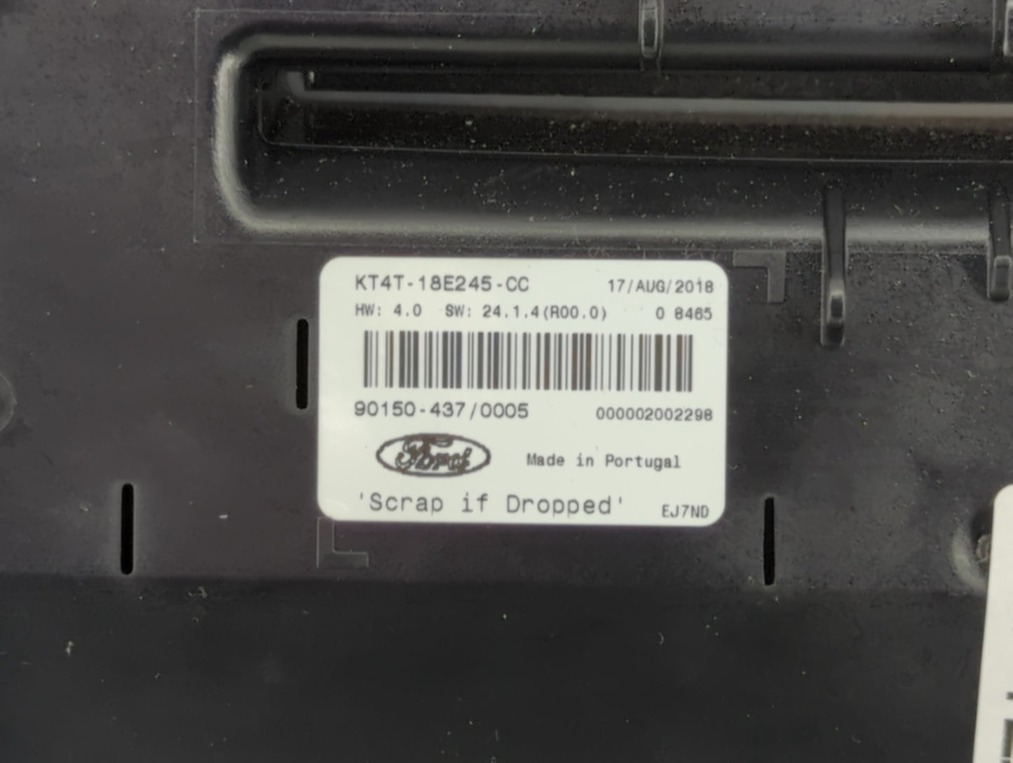2019-2020 Ford Edge Radio AM FM Cd Player Receiver Replacement P/N:KT4T-18E245-CC Fits Fits 2019 2020 OEM Used Auto Parts - 