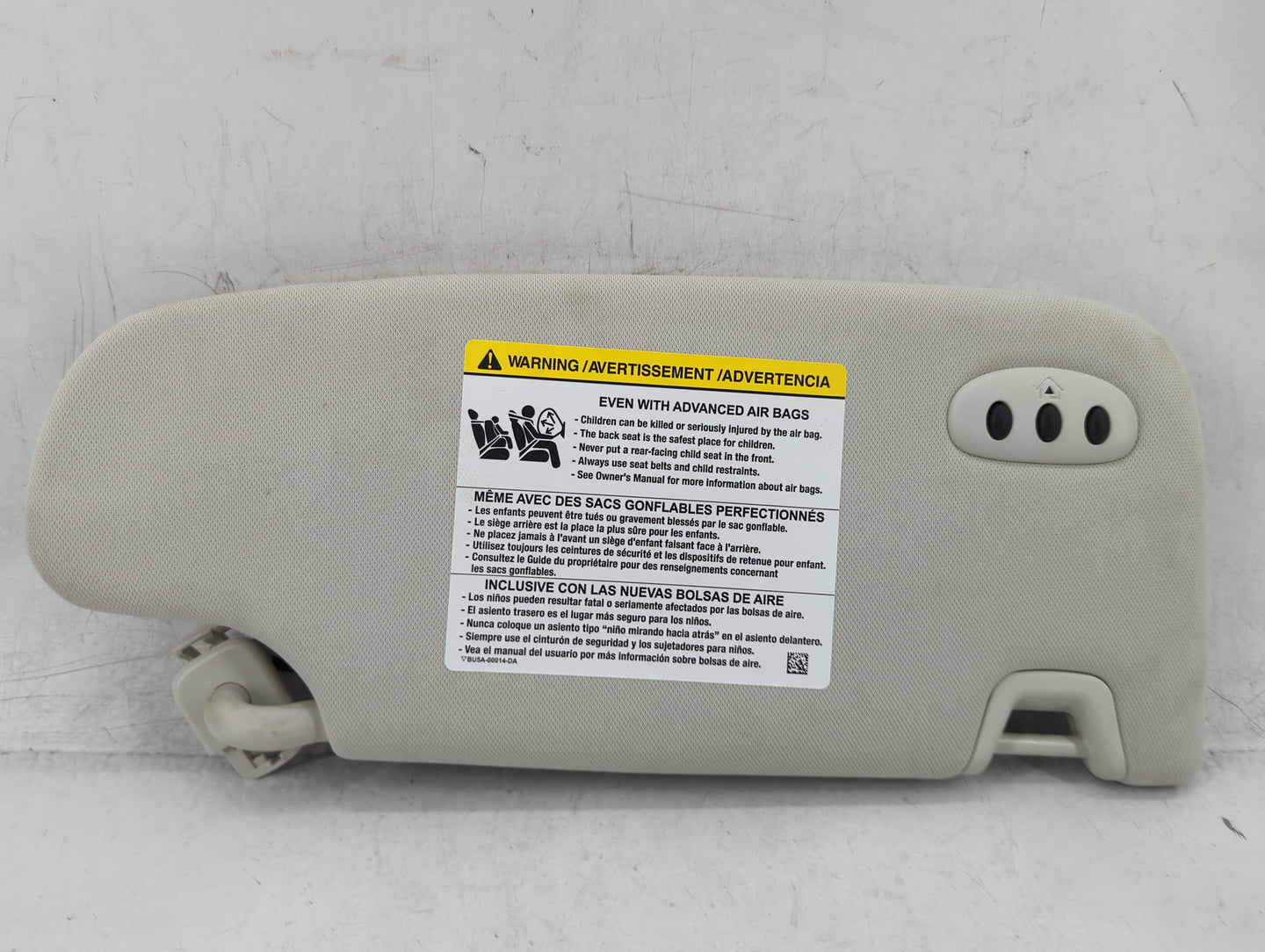 2015-2020 Ford Edge Sun Visor Shade Replacement Driver Left Mirror Fits Fits 2015 2016 2017 2018 2019 2020 OEM Used Auto Par