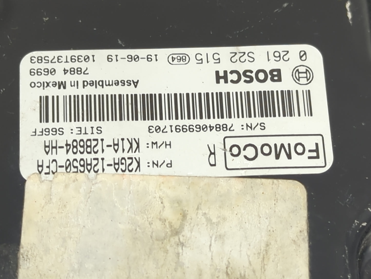 2019 Ford Edge PCM Engine Control Computer ECU ECM PCU OEM P/N:K2GA-12A650-CFA KK1A-12B684-HA, 0261S22515 Fits OEM Used Auto
