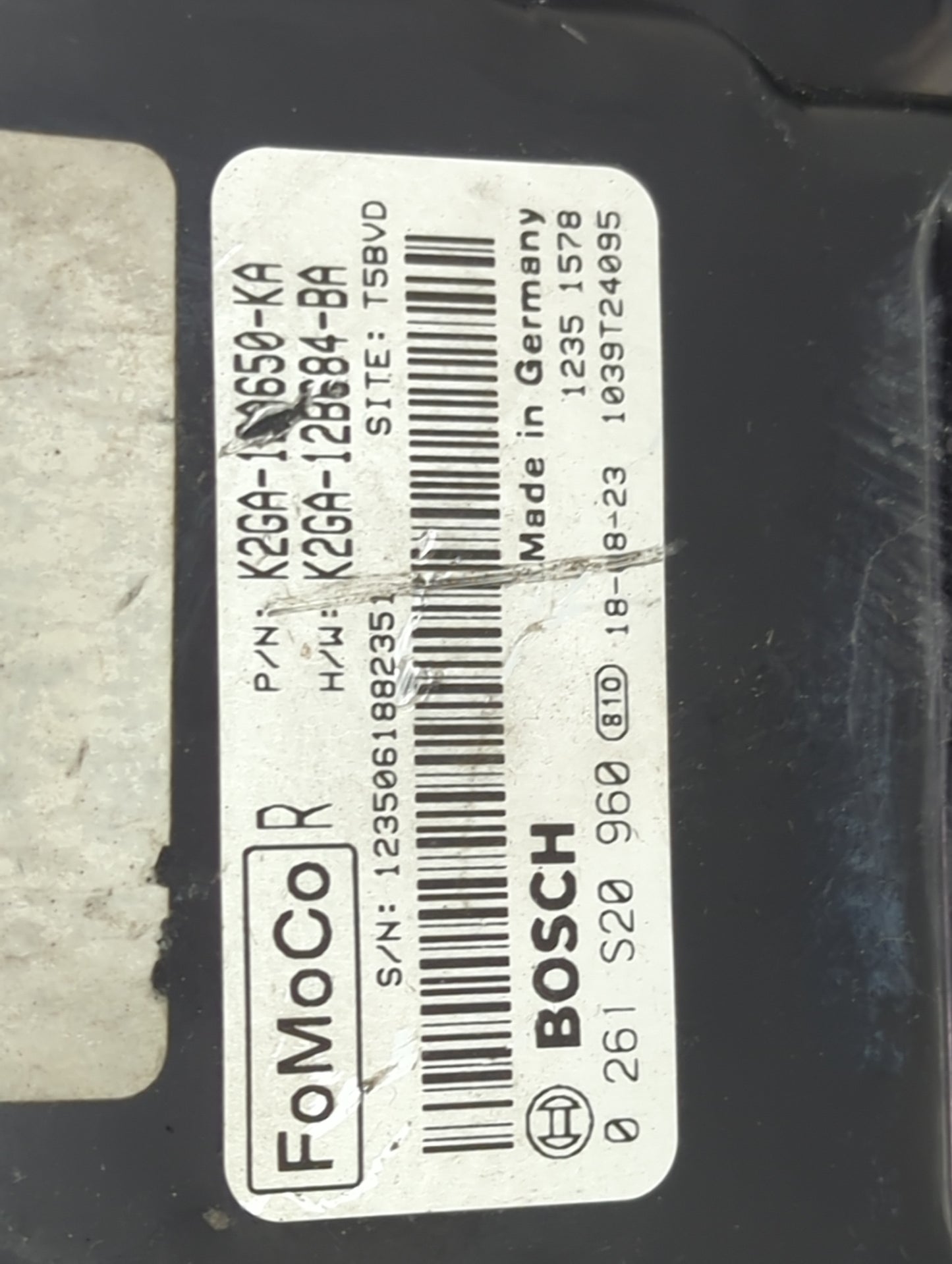 2019-2020 Ford Edge PCM Engine Control Computer ECU ECM PCU OEM P/N:0 261 S20 960 K2GA-12A650-KA Fits Fits 2019 2020 2021 20