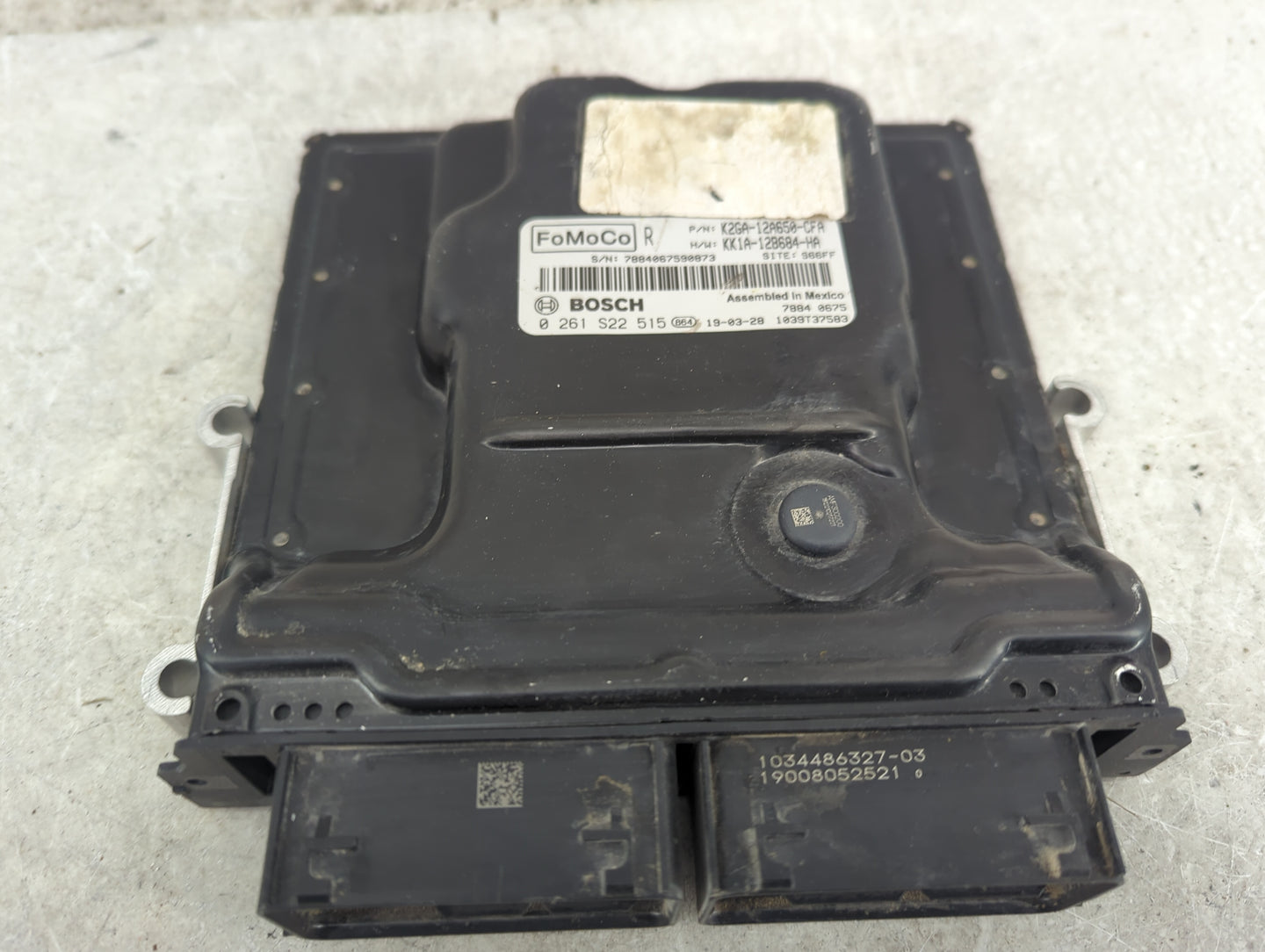 2019 Ford Edge PCM Engine Control Computer ECU ECM PCU OEM P/N:K2GA-12A650-CFA KK1A-12B684-HA, 0261S22515 Fits Fits 2020 202