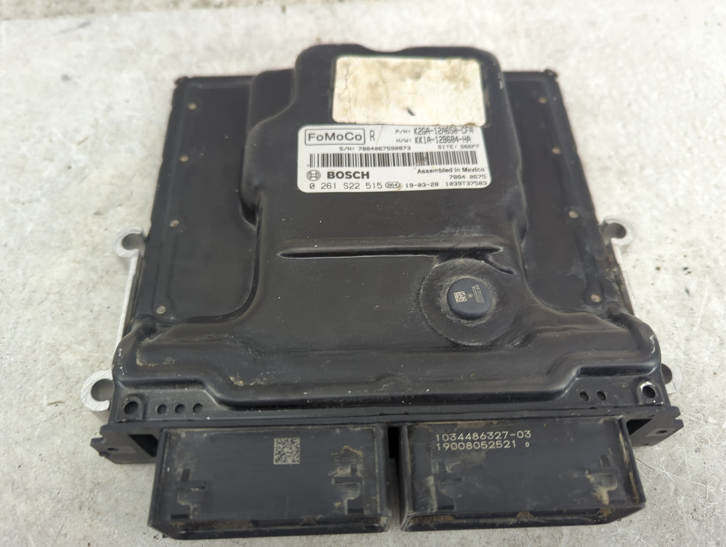 2019 Ford Edge PCM Engine Control Computer ECU ECM PCU OEM P/N:K2GA-12A650-CFA KK1A-12B684-HA, 0261S22515 Fits Fits 2020 202