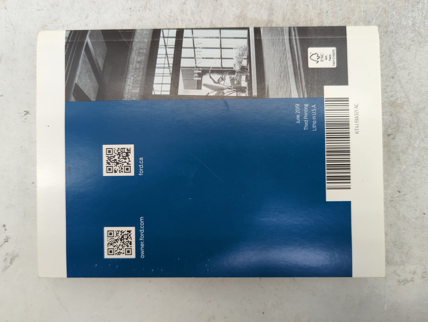 2019 Ford Edge Owners Manual Book Guide P/N:KT4J19A321AC KT4J19G227AA OEM Used Auto Parts - Oemusedautoparts1.com