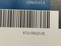 2019 Ford Edge Owners Manual Book Guide P/N:KT4J19A321AC KT4J19G227AA OEM Used Auto Parts - Oemusedautoparts1.com
