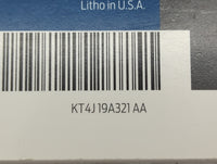 2019 Ford Edge Owners Manual Book Guide P/N:KT4J19A321AA OEM Used Auto Parts - Oemusedautoparts1.com