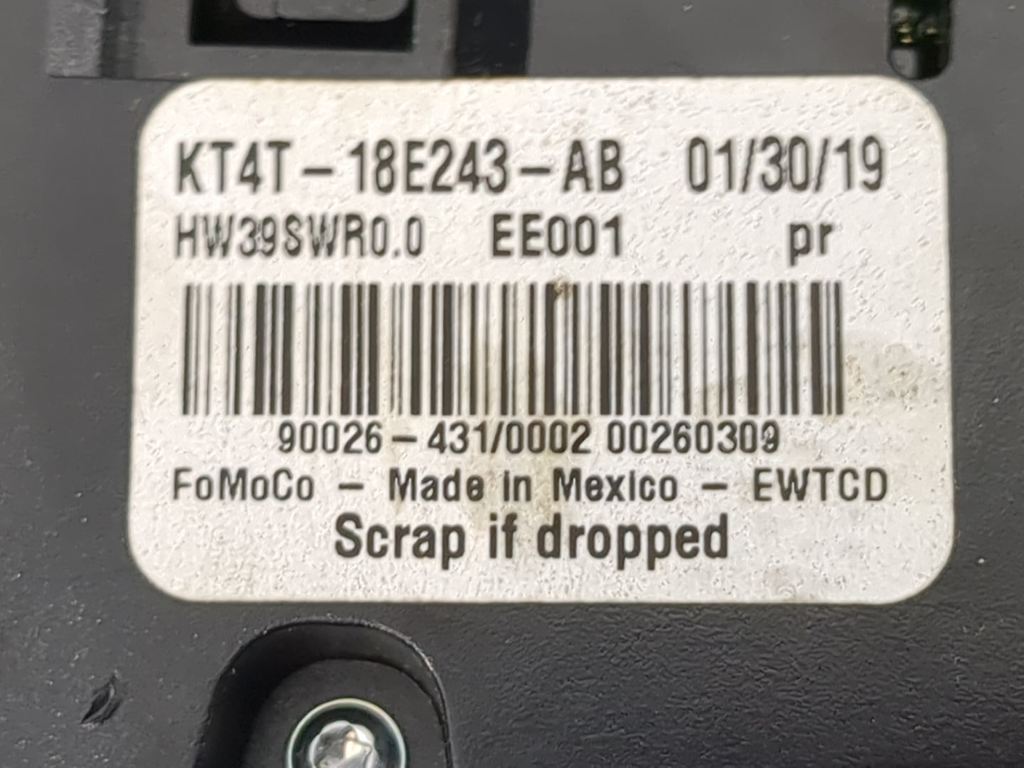 2019-2020 Ford Edge Radio Control Panel 1469802 - Oemusedautoparts1.com