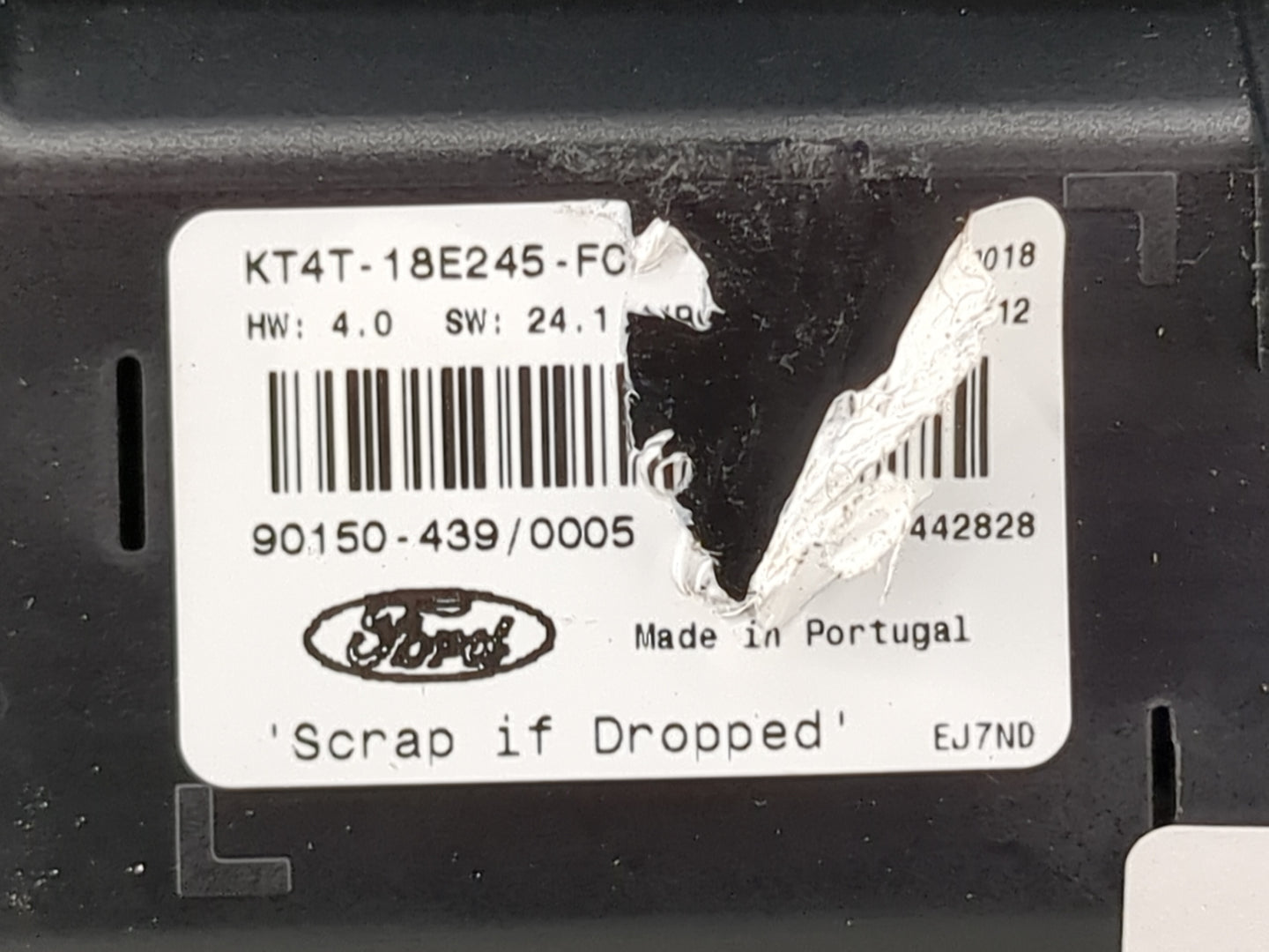 2019 Ford Edge Climate Control Module Temperature AC/Heater Replacement P/N:KT4T-18E245-FC EJ7ND Fits OEM Used Auto Parts - 